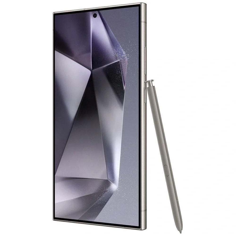 Samsung Smartphone in Phantom Violet with Matching S Pen